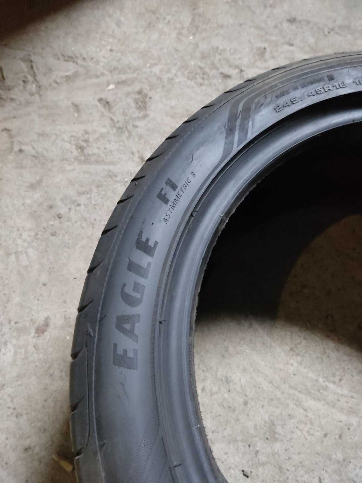 Летние шины б/у лето 245/45 18 Goodyear Eagle F1 Asymmetric 3