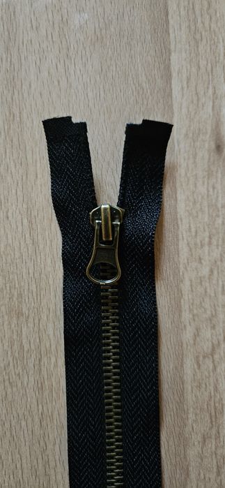 Nowy zamek metalowy czarny 50 cm