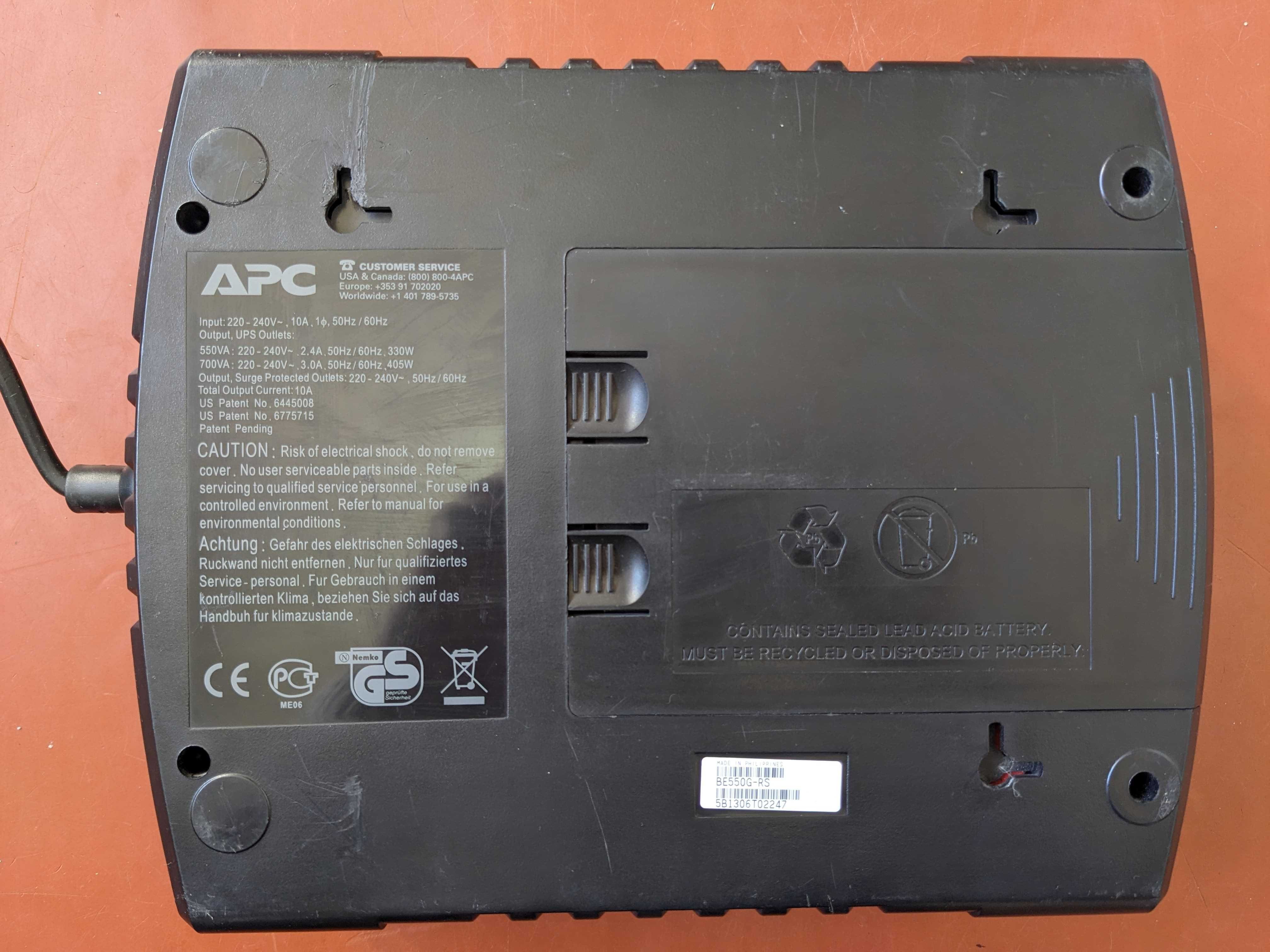 ИБП APC Back-UPS ES 550VA (Источник бесперебойного питания)