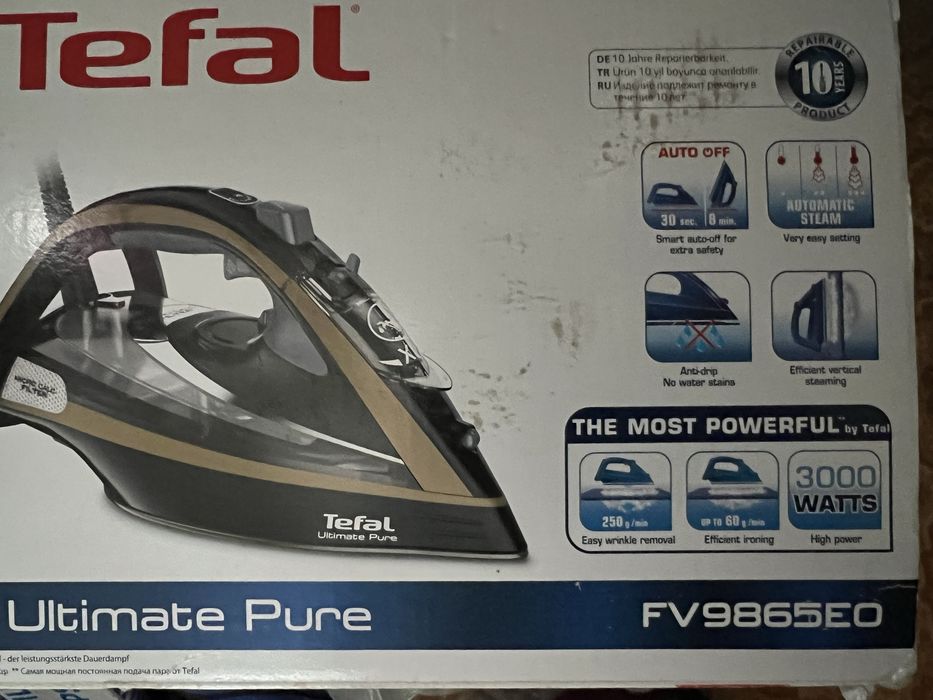 Праска Tefal FV9865 Ultimate Pure black