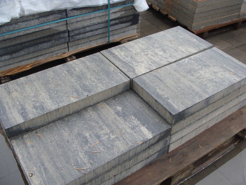 Płyta, kostka brukowa 30x60x6 szaro-grafitowa, szaro-piaskowa