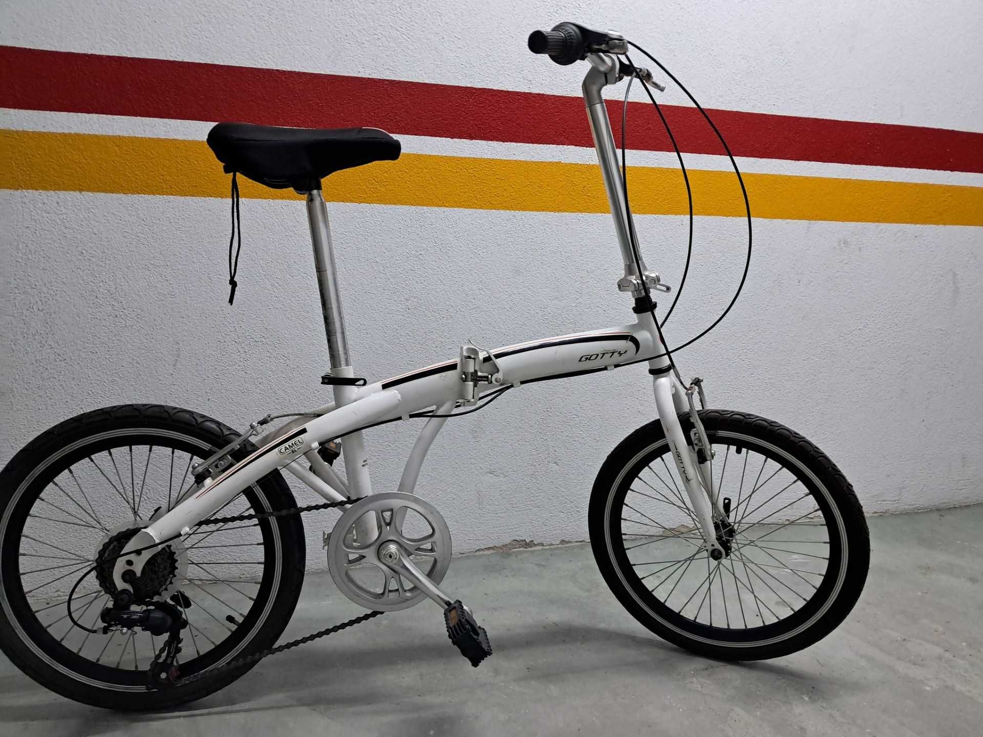 Bicicleta dobrável / desdobrável em muito bom estado