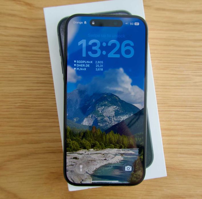 iPhone 15 Pro 256GB idealny, czarny, gwarancja!