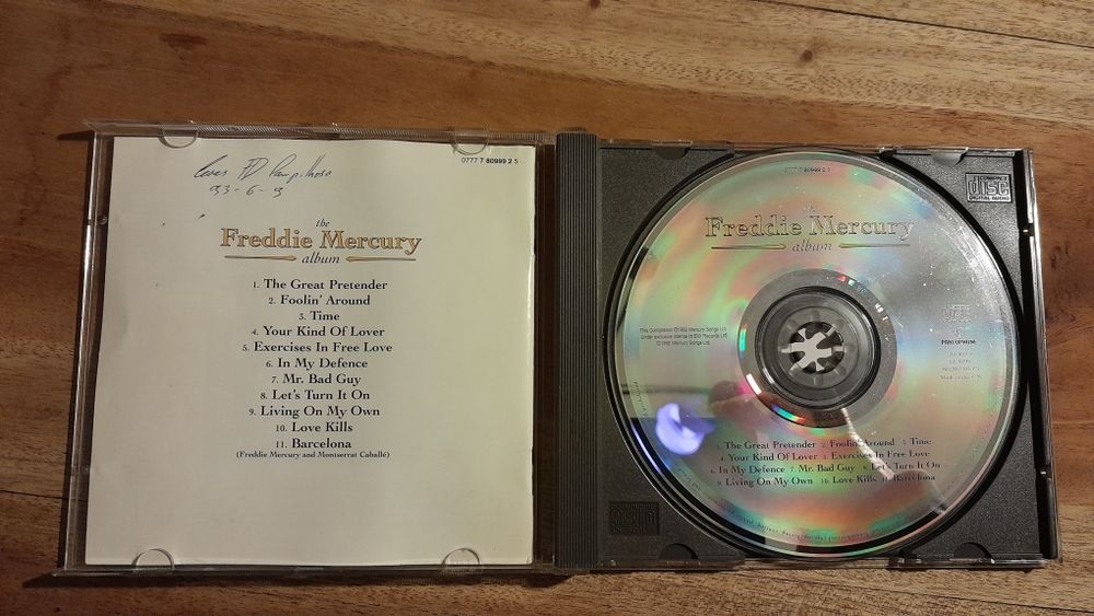 Cd The Freddie Mercury álbum 1992