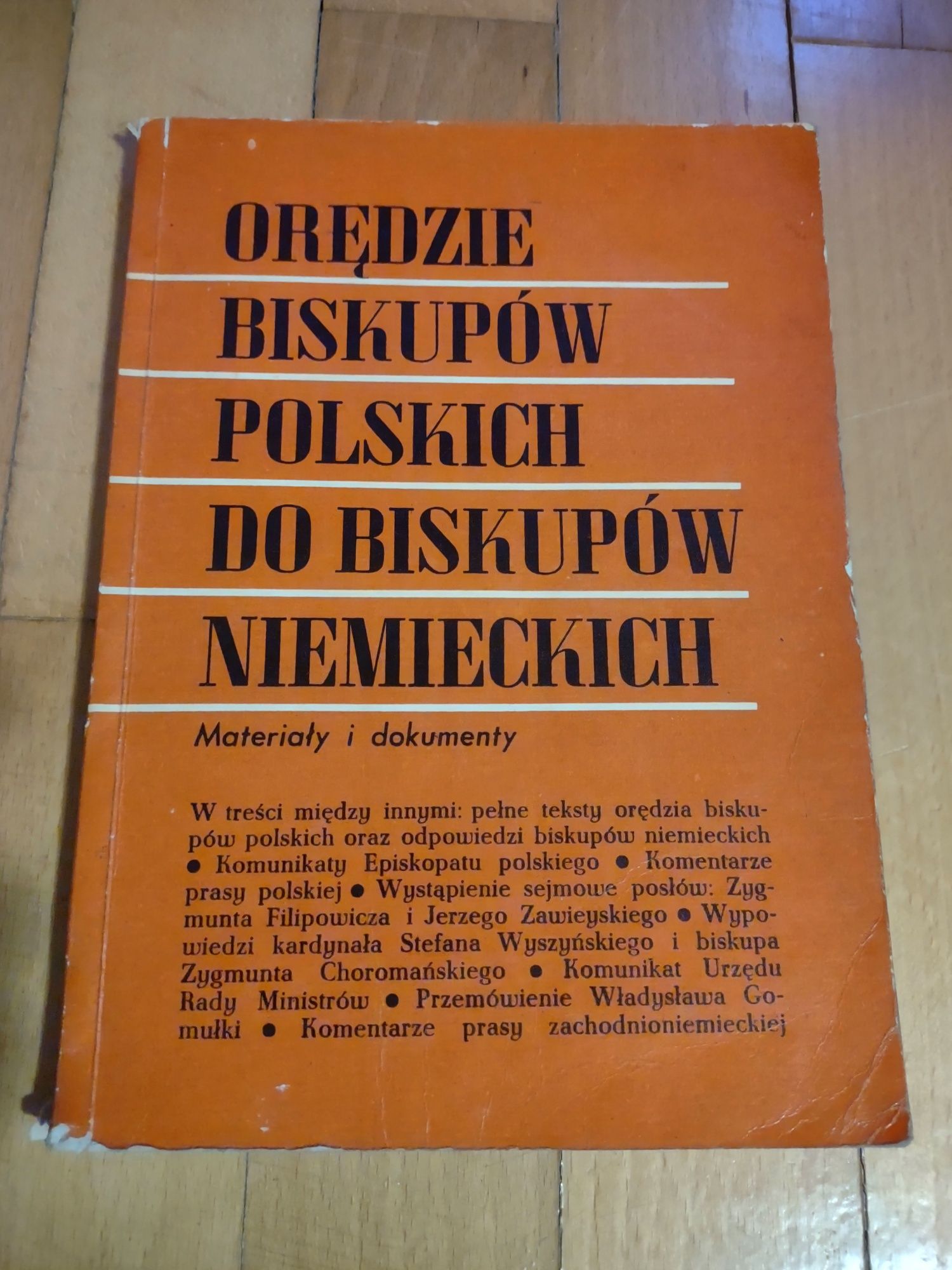 Orędzie Biskupów Polskich do Biskupów Niemieckich  M. I Dokumenty