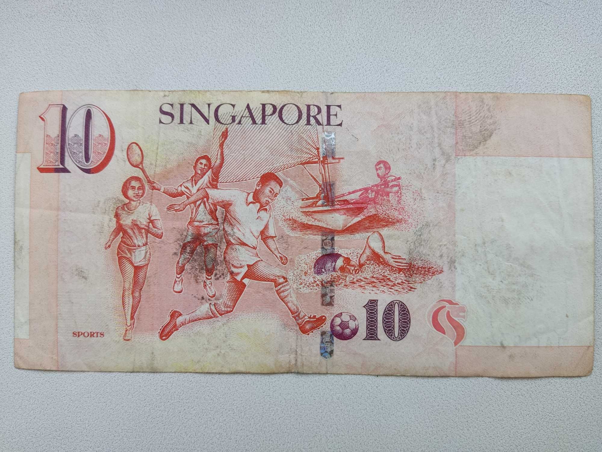 Нумизматика Сингапурский доллар SGD 2 5 10 1999, 2006 сингапурський до