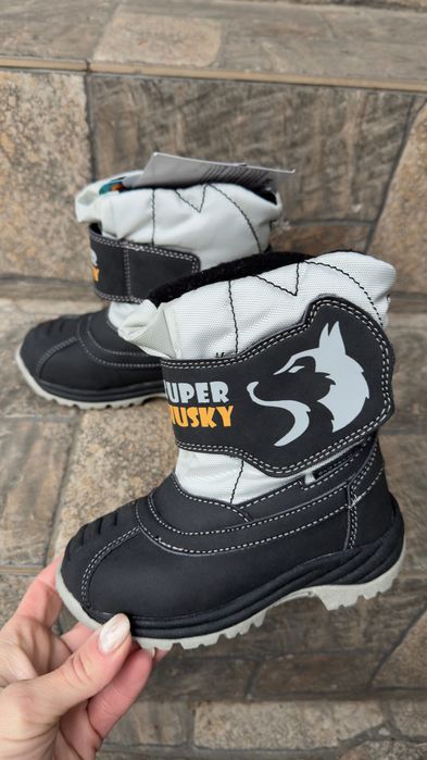 16,5 см термо чоботи фірми B&G зимові на овчині на хлопчика