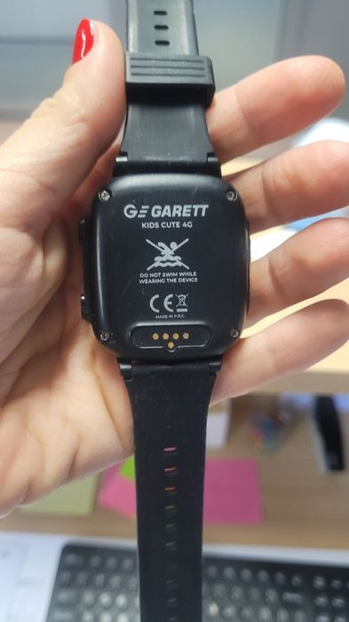 Smartwatch Garett Cute 2 45mm 4G LTE GPS Czarny