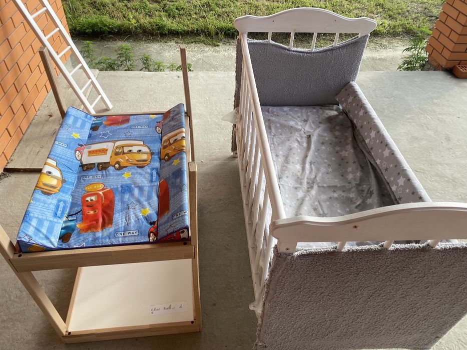 Детская кроватка, дитяче ліжко IKEA SNIGLAR