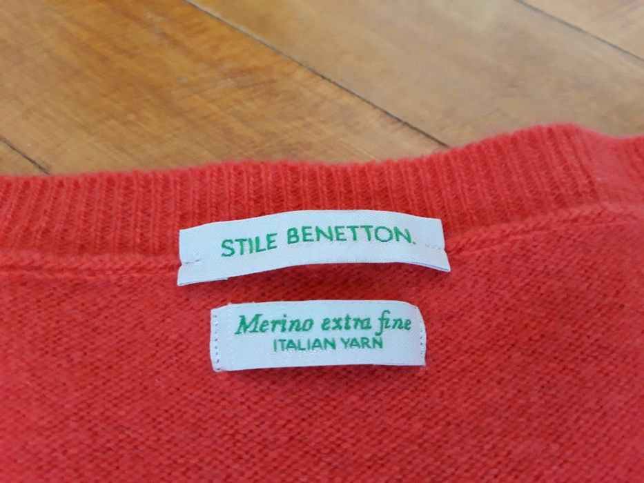 Идеальное шерстяное платье от Benetton, размер L