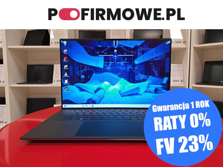 Mobilna Stacja Robocza Dell Precision 5560 i9-11950h 64GB 1TB NVIDIA