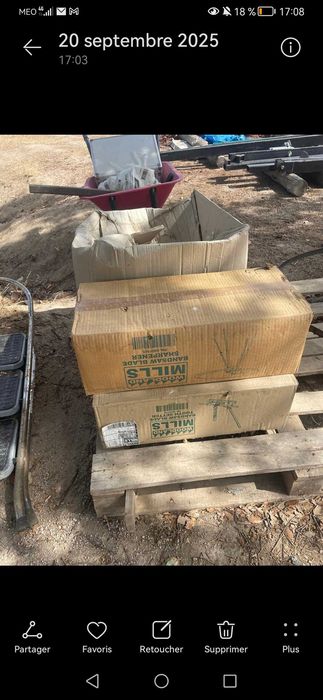 Serração portátil Woodland Mills HM130 MAX e acessórios