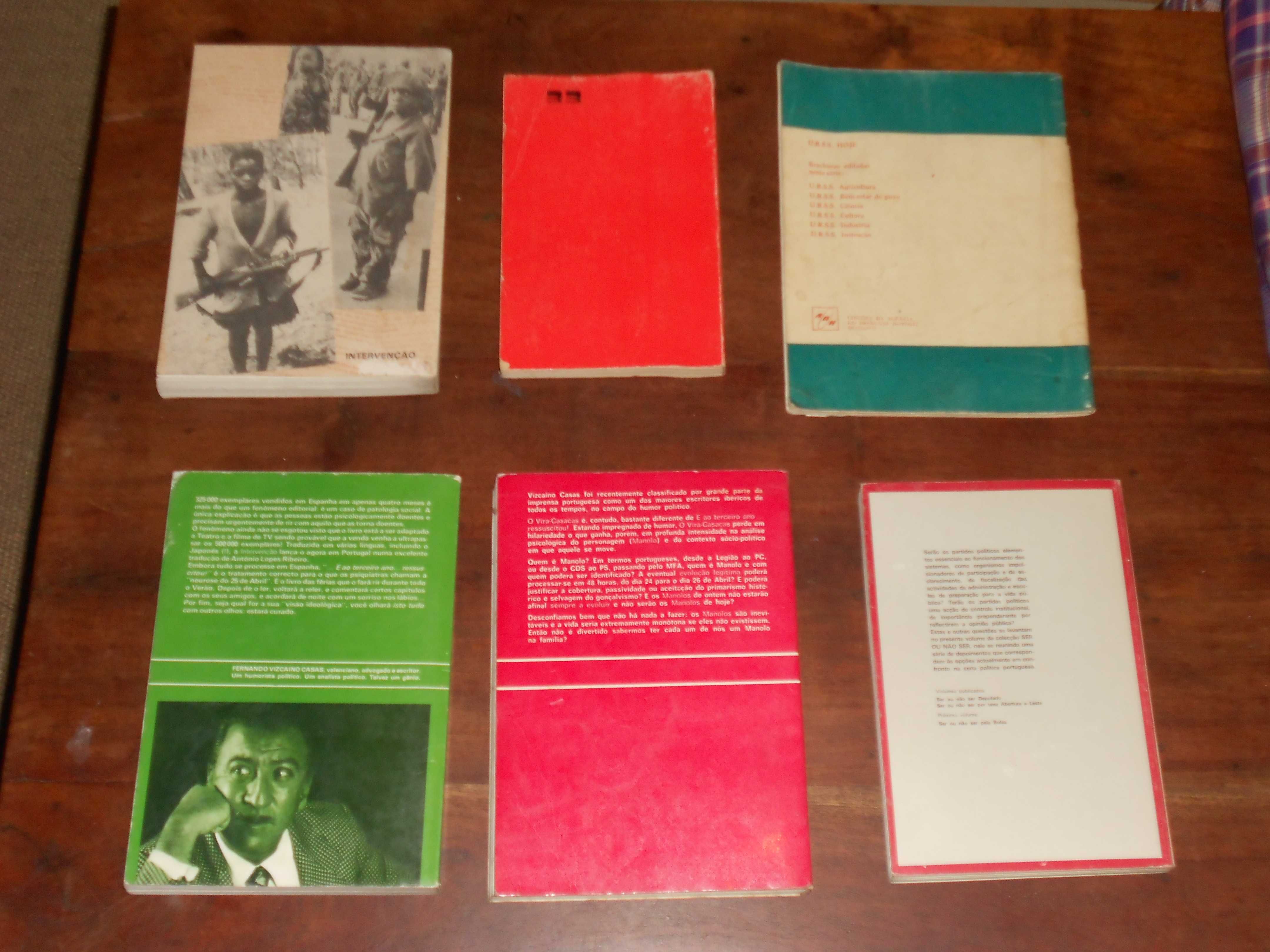 Livros diversos Vizcaino Casas, Mao Tsetung, URSS, Pompilio Cruz