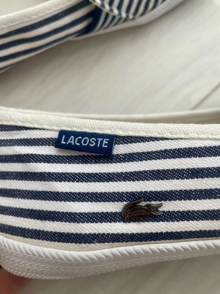 Мокасини, еспадрильї, кеди Lacoste 42р.