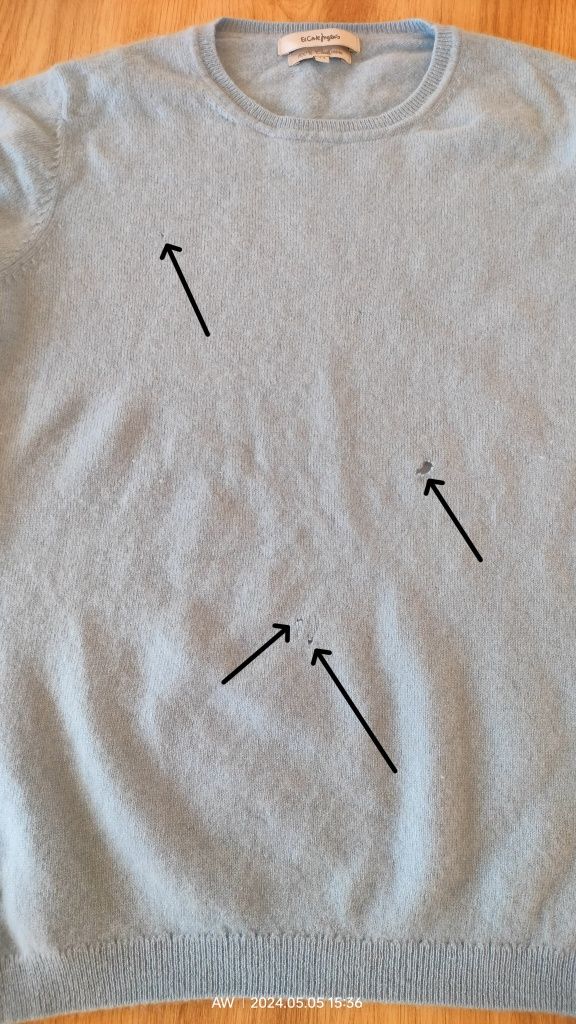 Sweter 100%kaszmir, S/M