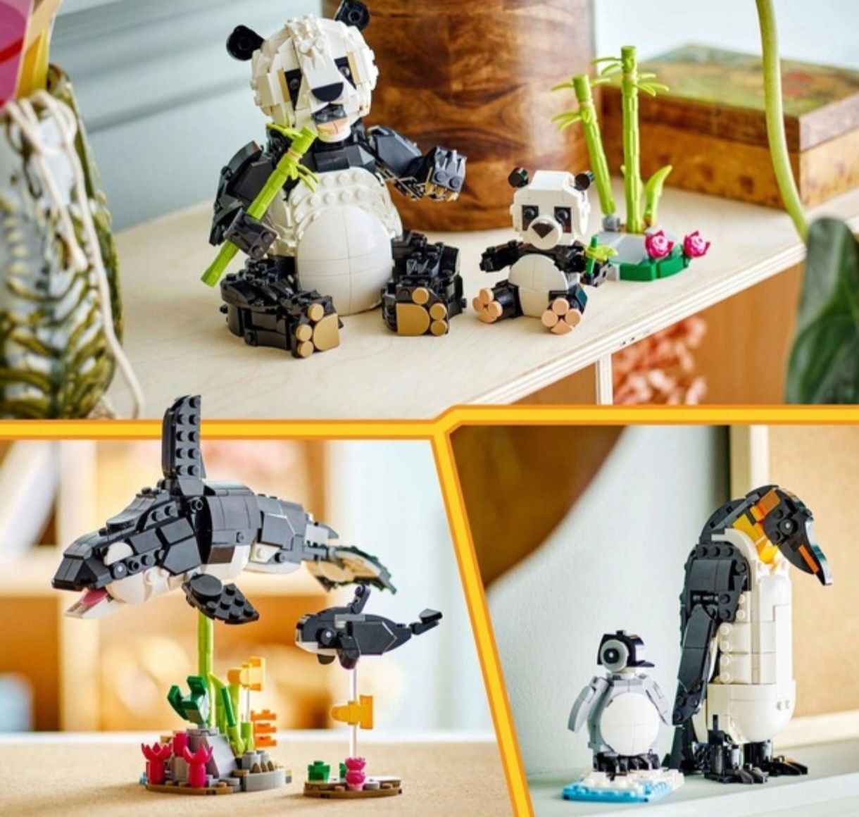 LEGO 31165 Creator Dzikie zwierzęta 3 w 1: rodziny Panda - 31165
