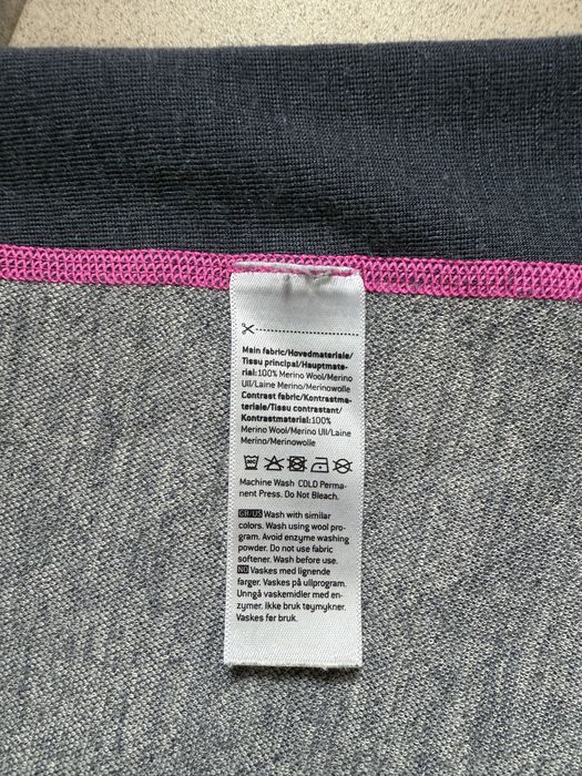 Damska bluzka termoaktywna KARI TRAA 100% Merino Wool S Stan Perfekt