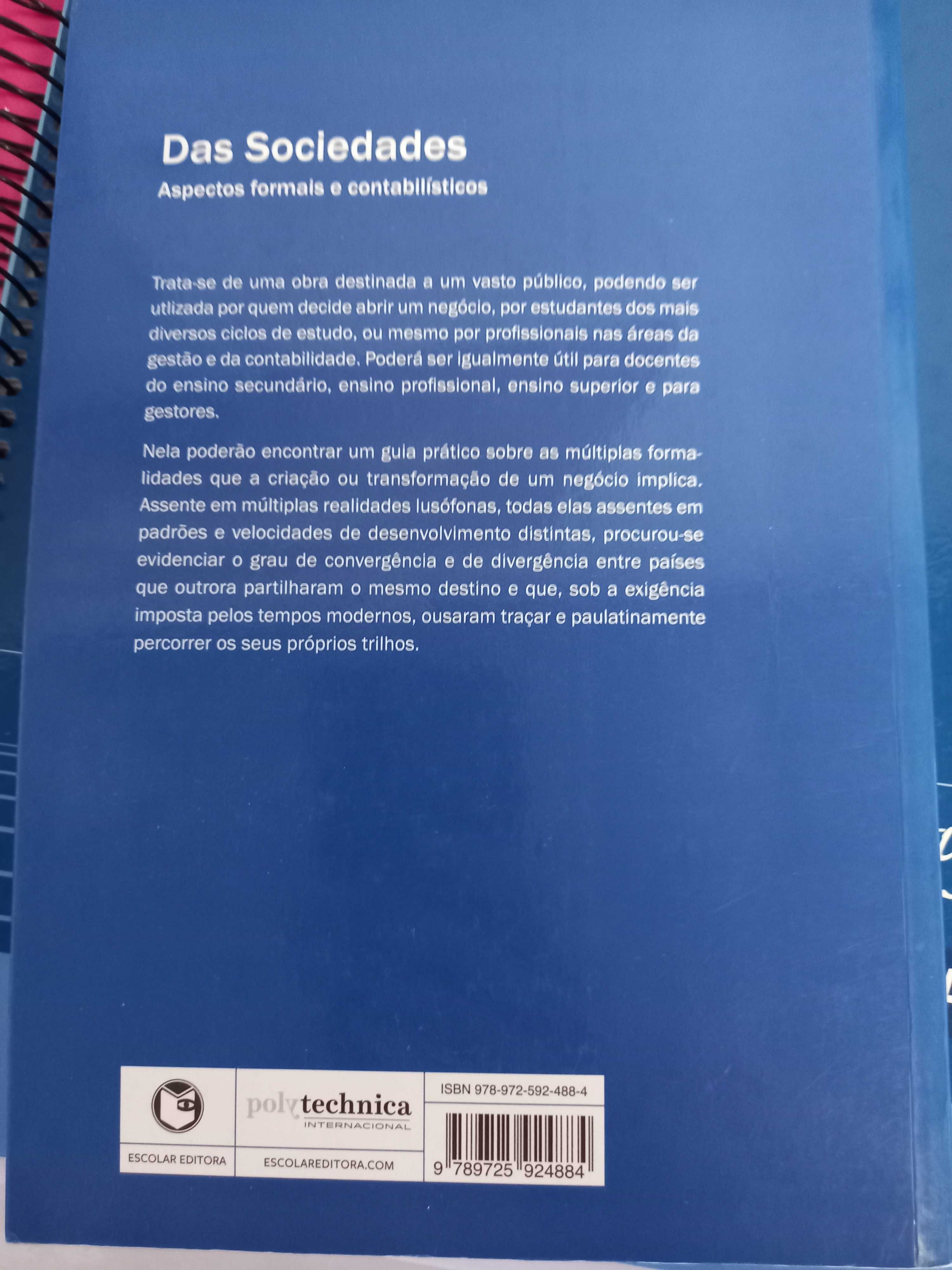 Vende se Das Sociedades Aspectos formais e contabilisticos