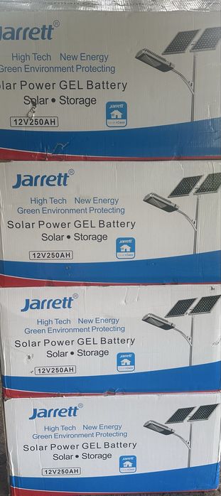 Акумулятори jarrett 12v 250ah гелеві