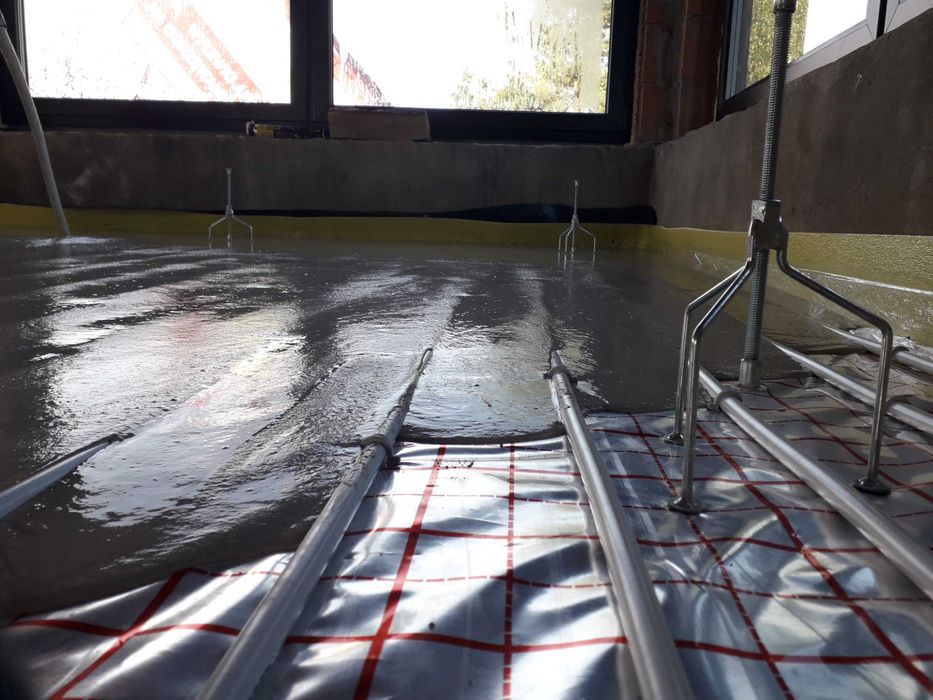 Płynne wylewki cementowe Posadzki maszynowe anhydrytowe betonowe