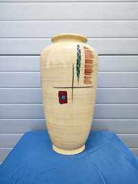 Duży ceramiczny wazon - Pikasiak - Sygnowany - vintage - design lata70