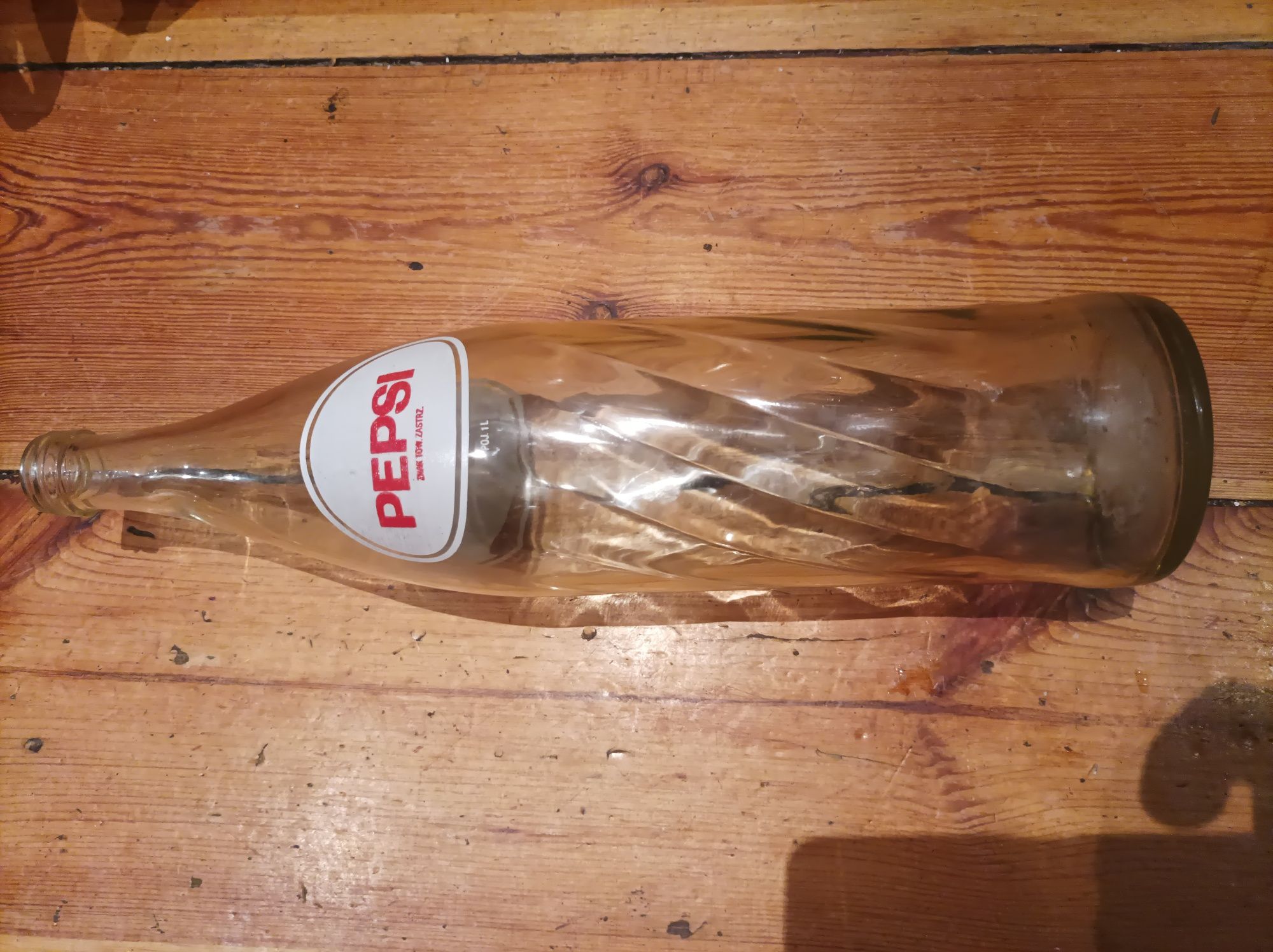 Butelka po Pepsi-Cola litrowa