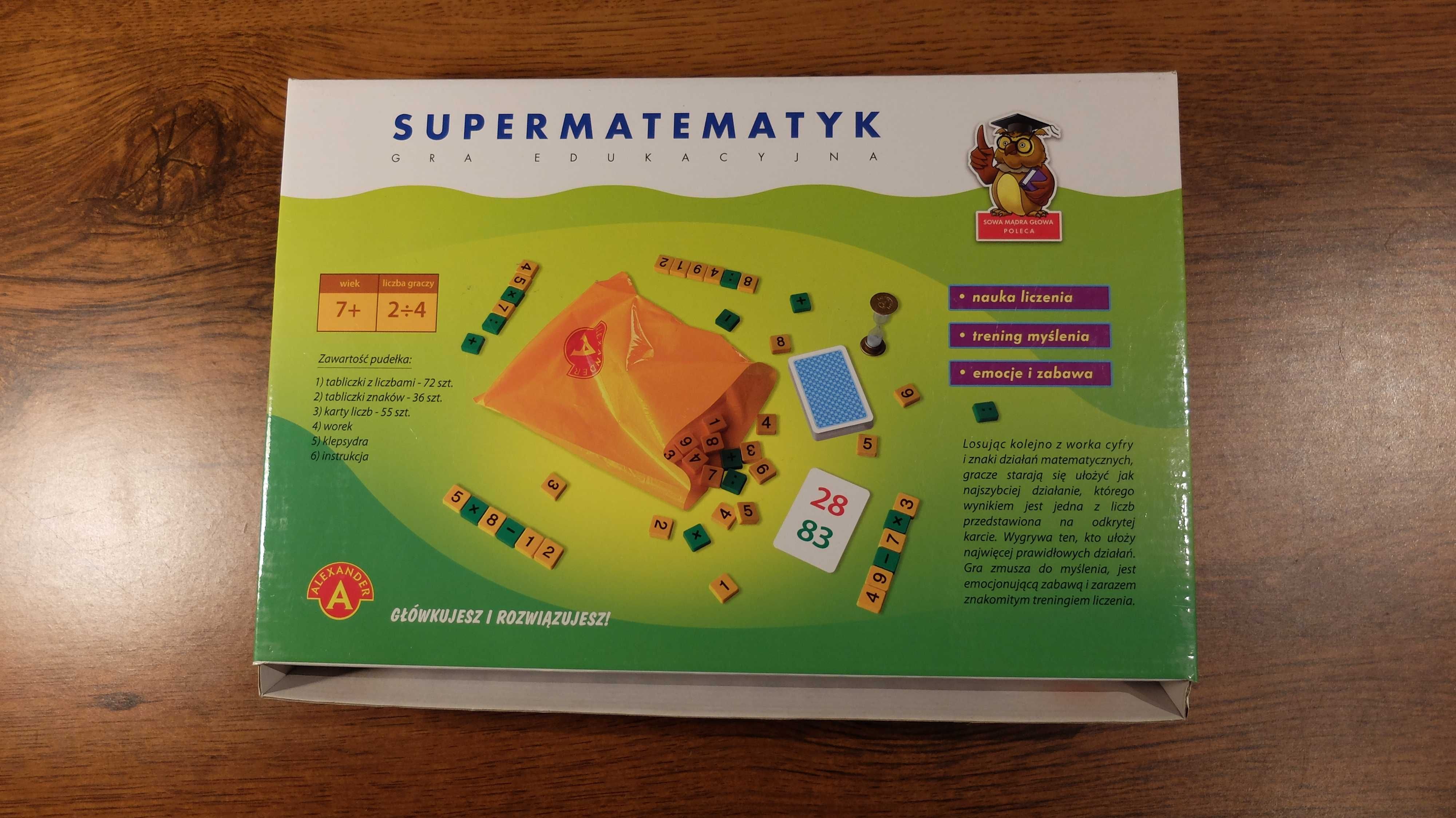 Gra Edukacyjna Słowny Ekspres i Supermatematyk