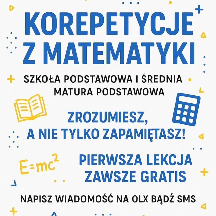 Korepetycje Matematyka Szkola Podstawowa i Średnia Matura