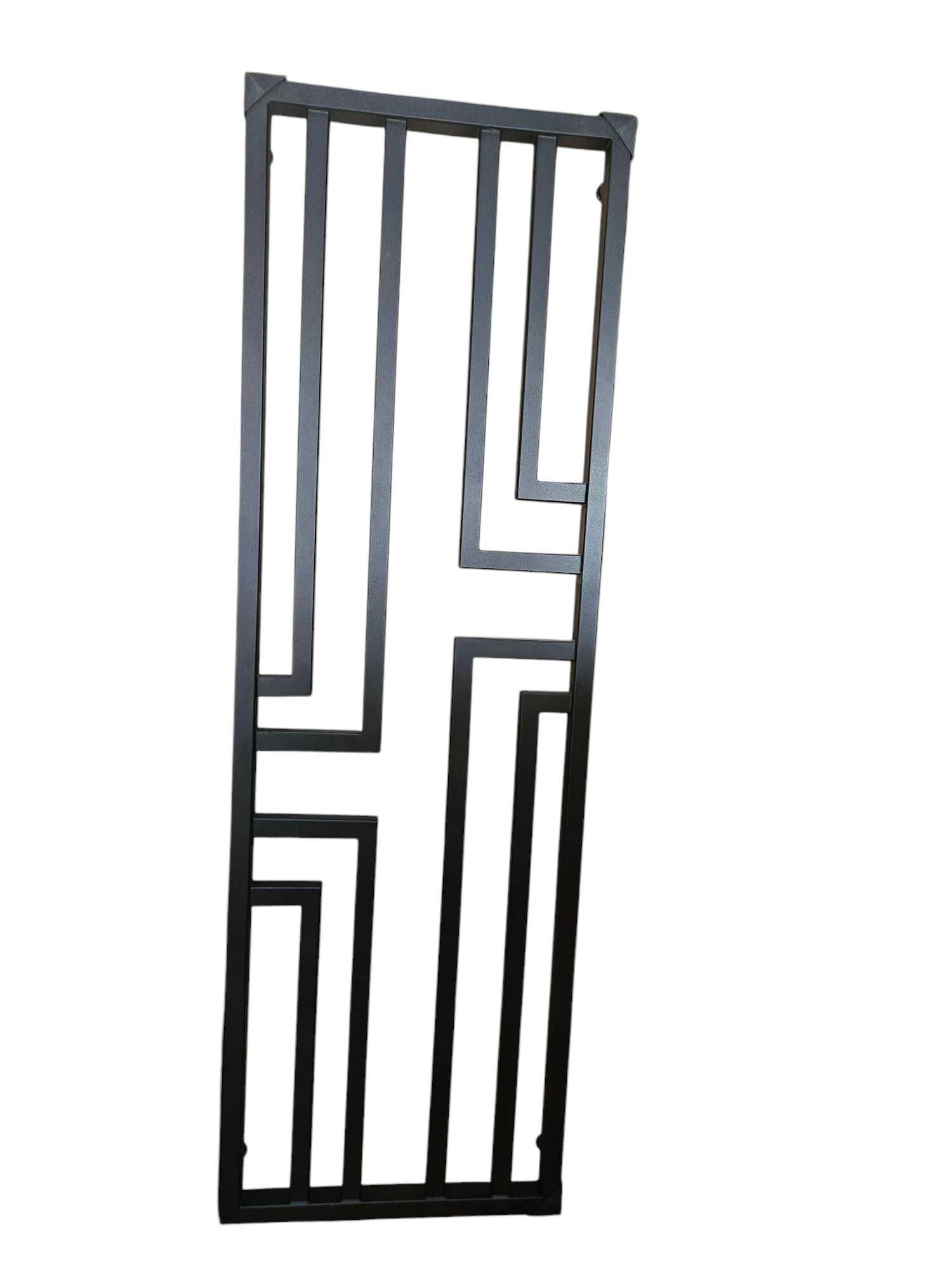 Grzejnik dekoracyjny wodny 165x53 cm, czarny mat, nowy, inne rozmiary