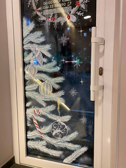 Розпис вікон, вітрин. Вишневе, Боярка, Крюківщина, Борщагівка