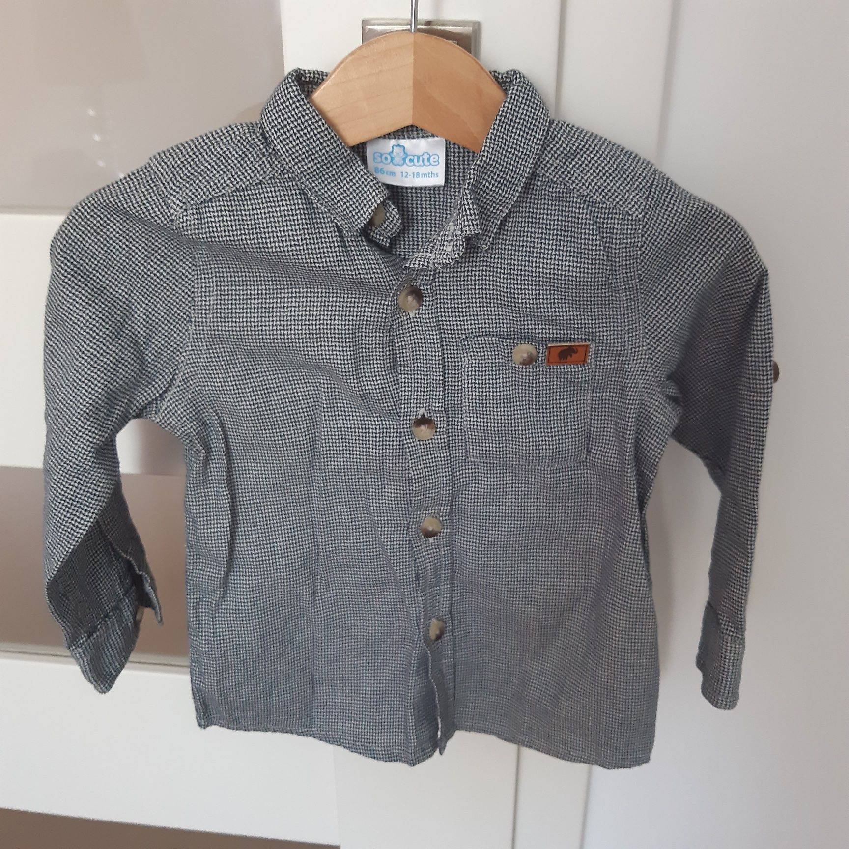 Elegancka koszula dla chłopca rozmiar 86