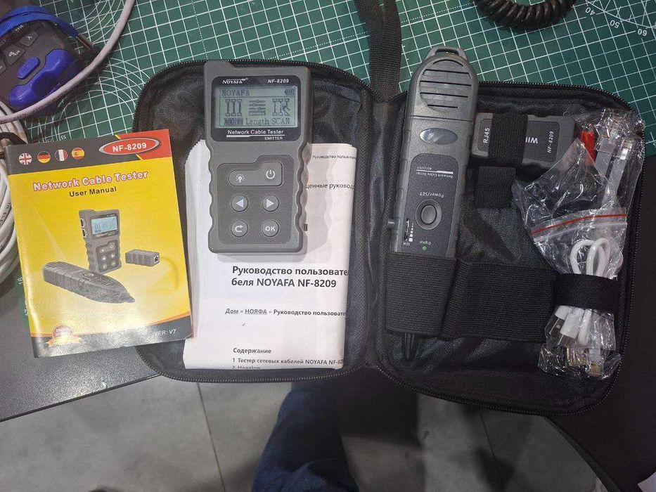 Мережевий кабельний тестер Noyafa NF-8209 (V3)