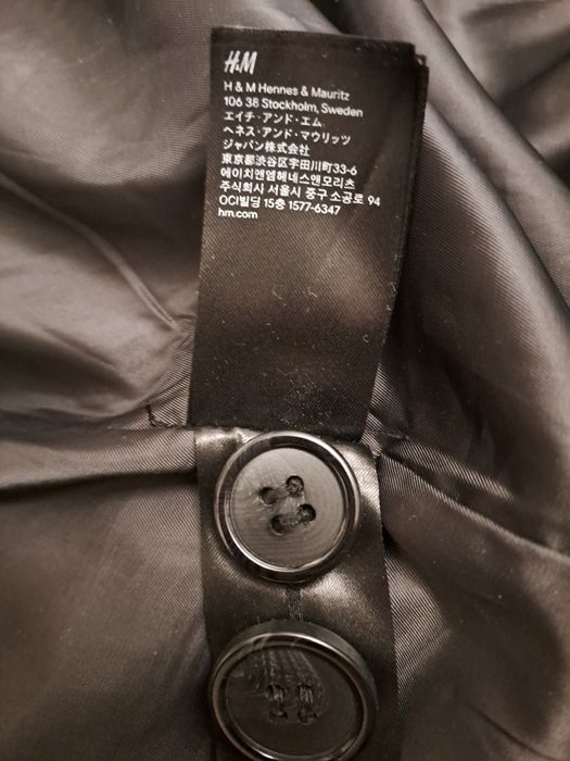 Płaszcz jesienno-wiosenny H&M, męski, stan idealny