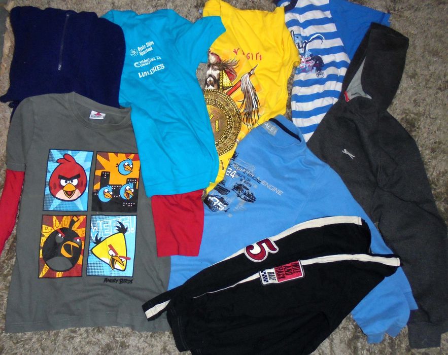 Zestaw bluz bluzek koszulek R 134-140 PUMA ANGRY BIRDS 9-10 lat