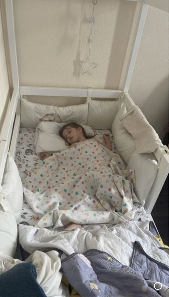 деревʼяне біле ідеальне ліжко для вашого малюка дитяче 180*90