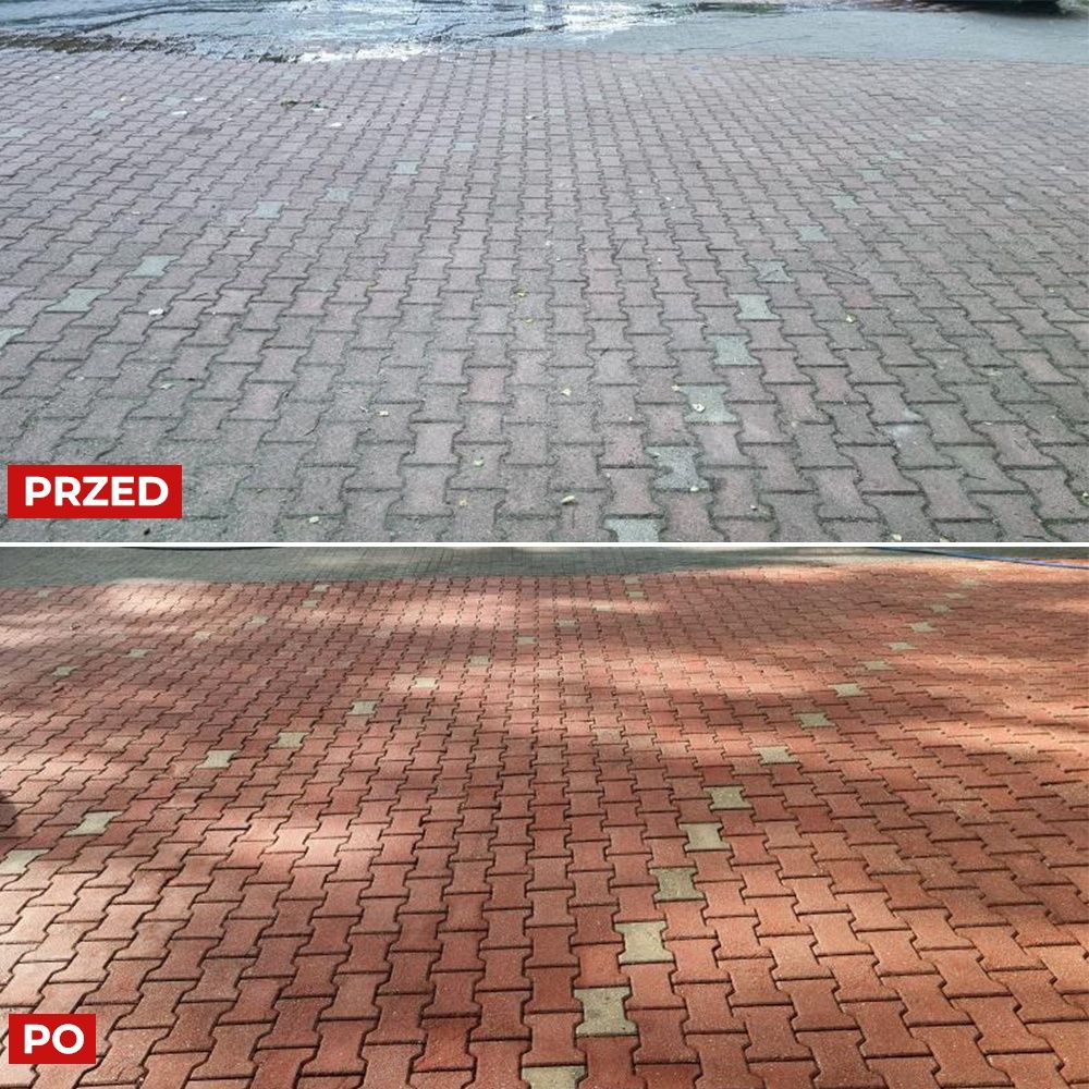 Profesjonalne mycie kostki brukowej