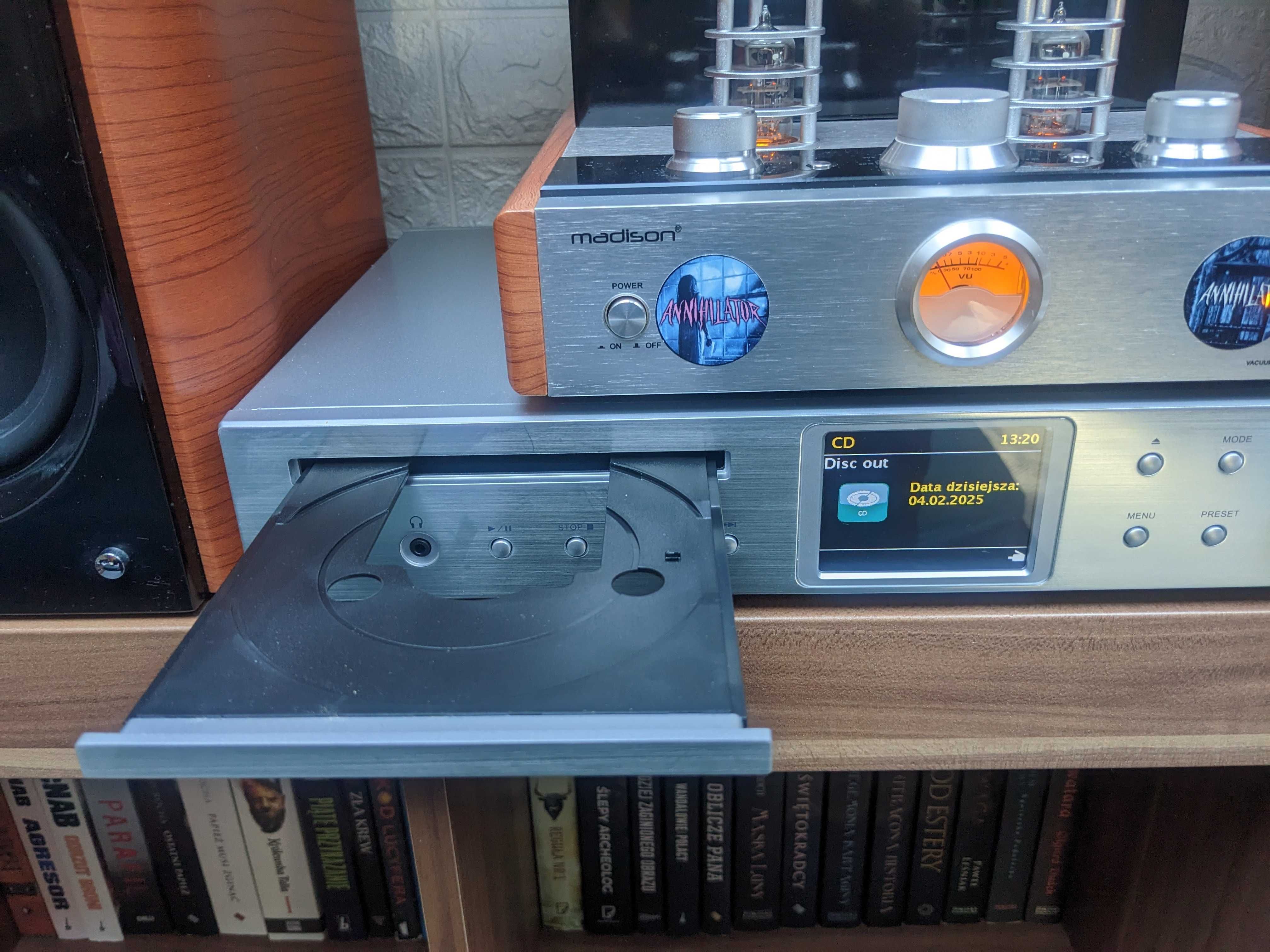 Wieża lampowa hi-fi Madison MAD-TA20BT z CD Auna iTuner