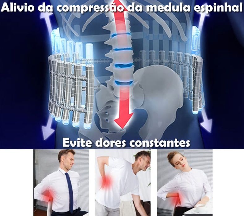 Descompressor de coluna vertebral ou medula espinhal ciatica hernias