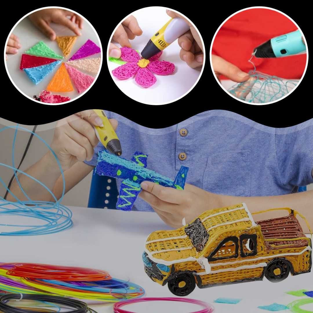 Wkłady Do Długopisu 3D Pla Filament 100 metrów 20 Kolorów