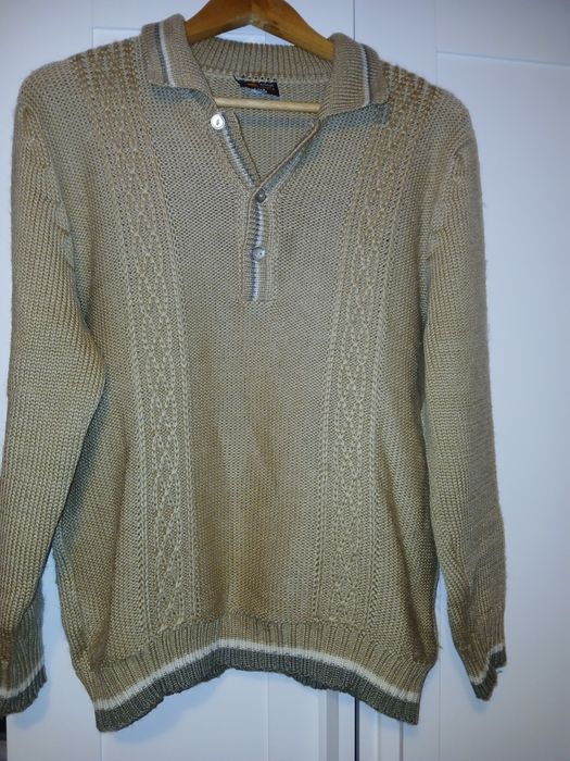 Camisola lã cor creme