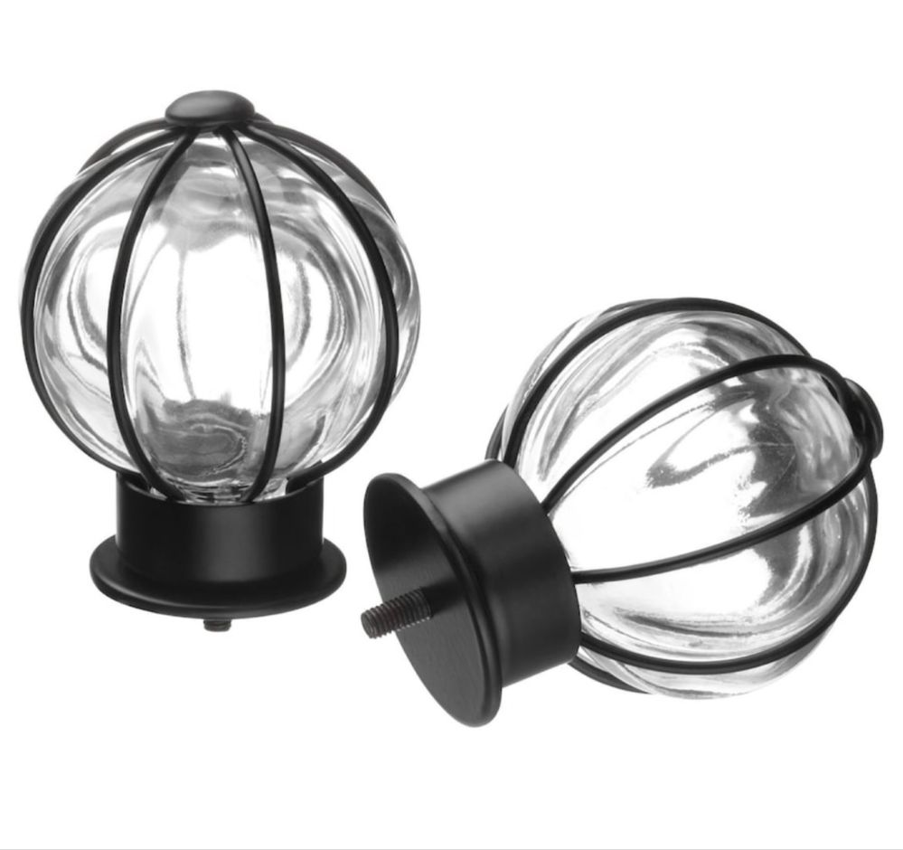 Karnisz czarny ikea