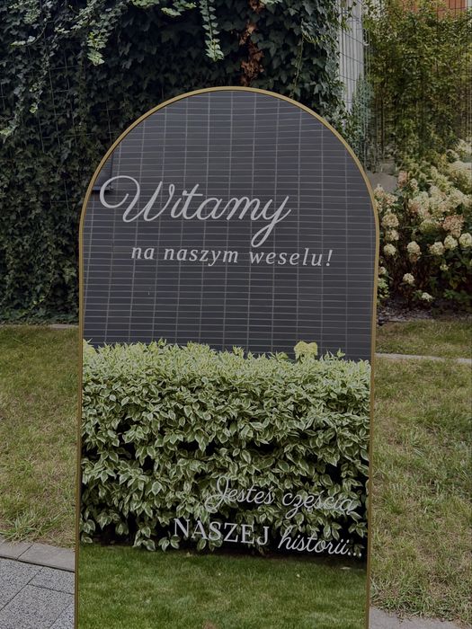 WYNAJEM LUSTRO DO ZDJĘĆ WESELE | selfie | imprezy | personalizowane