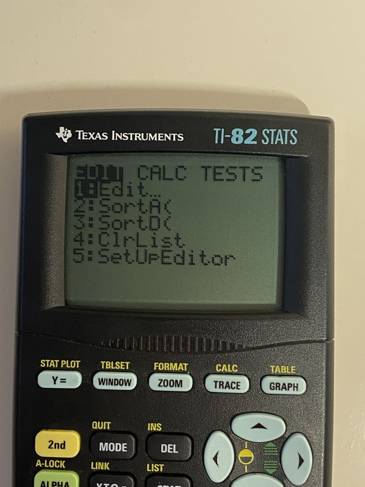 Calculadora Gráfica Texas TI-82 Stats