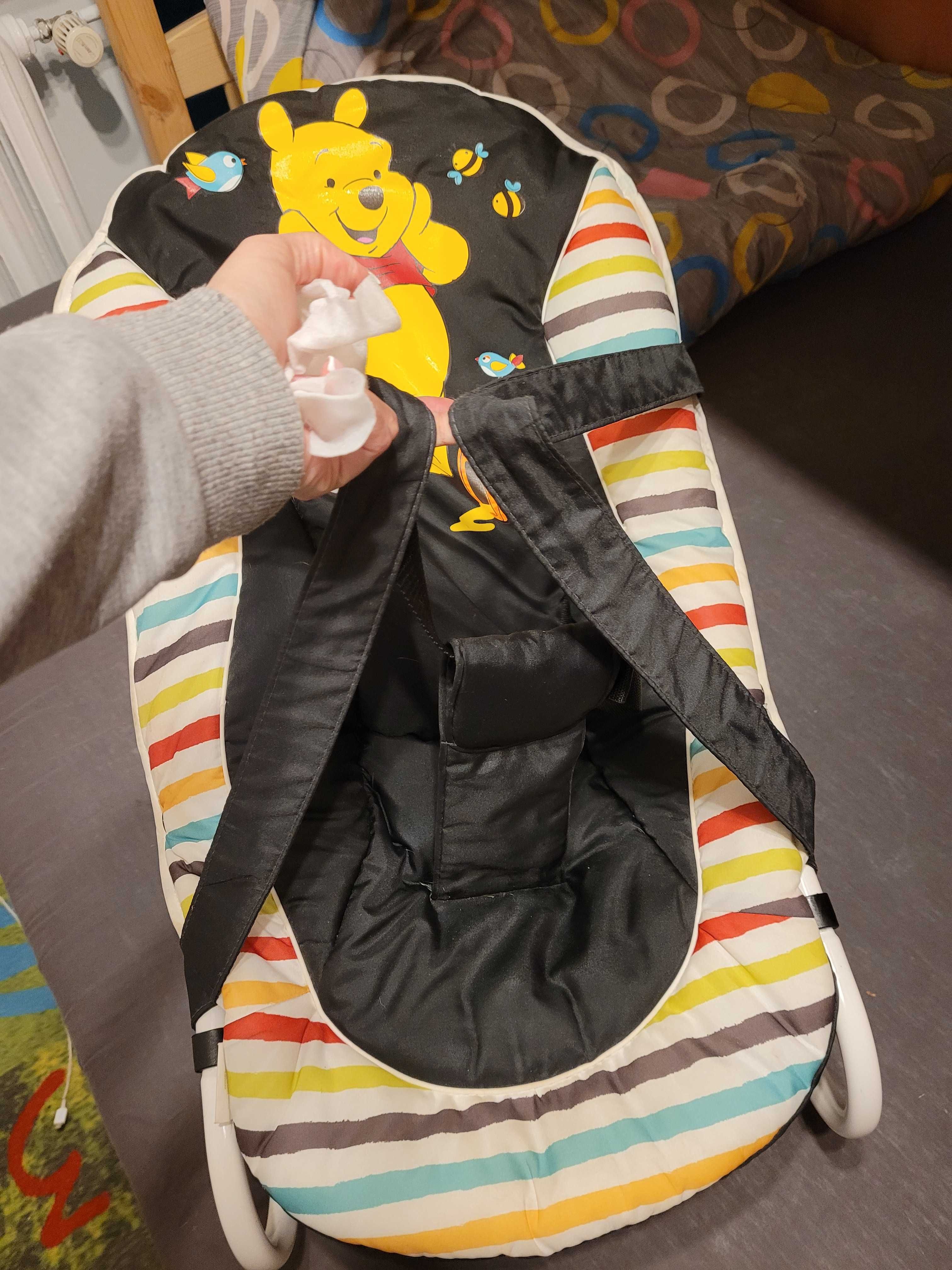 Leżaczek niemowlęcy Rocky Kubuś Puchatek 0-9 kg