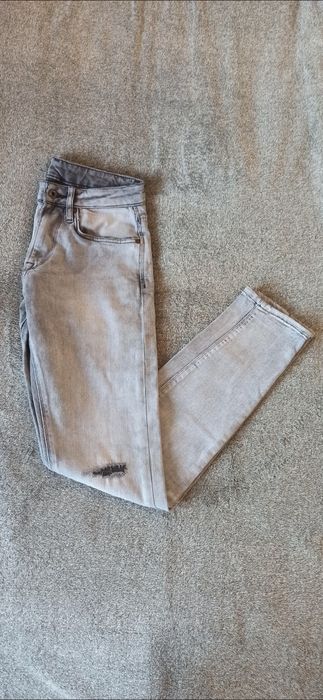 Szare męskie spodnie dżinsy jeansy stanley rock W29 L32 Pepe Jeans