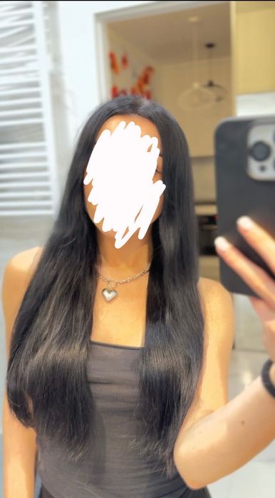 Naturalne włosy słowiańskie czarne