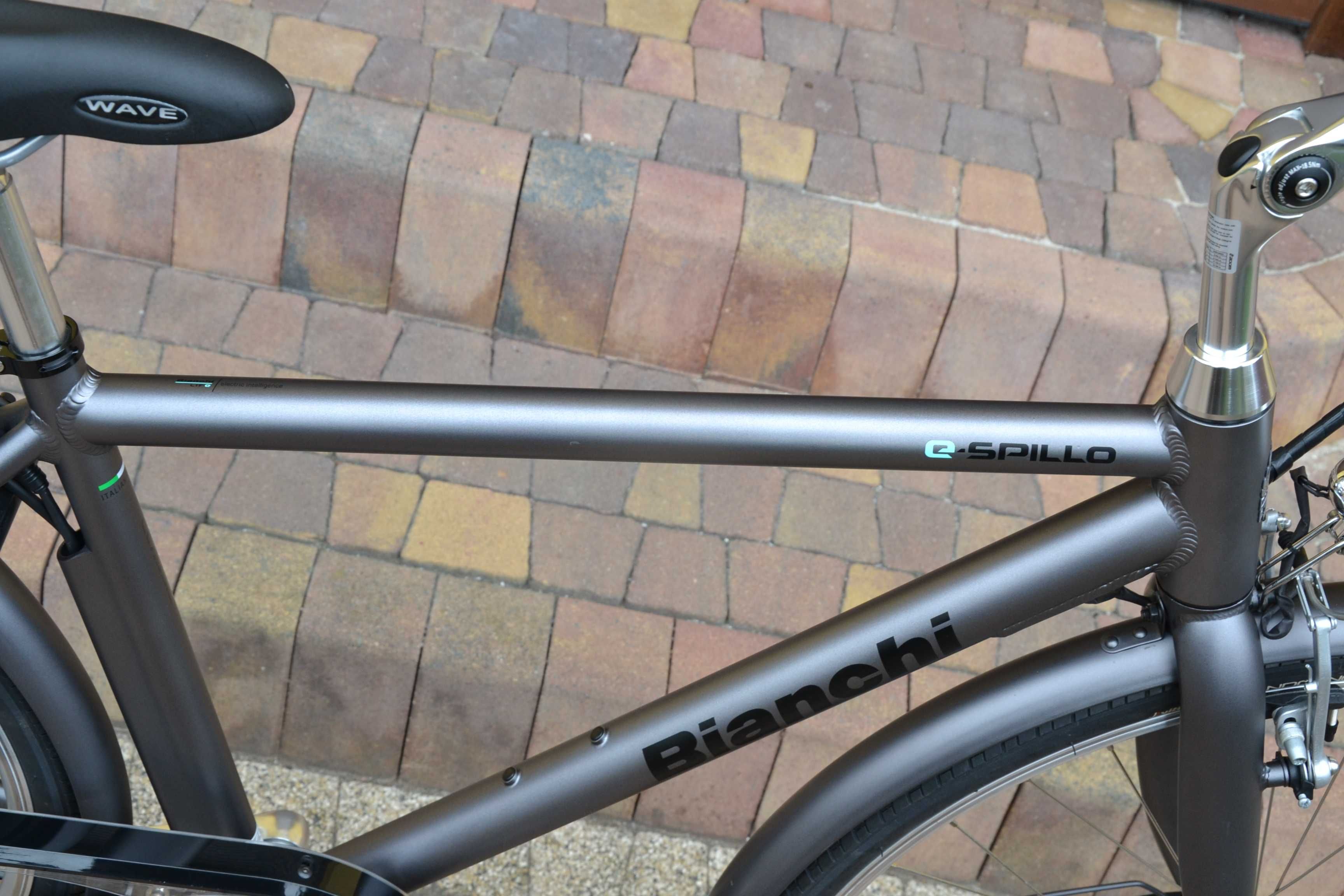 elektryk Bianchi E-Spillo Classic Altus 8 Speed M Bafang 2022 NOWY!