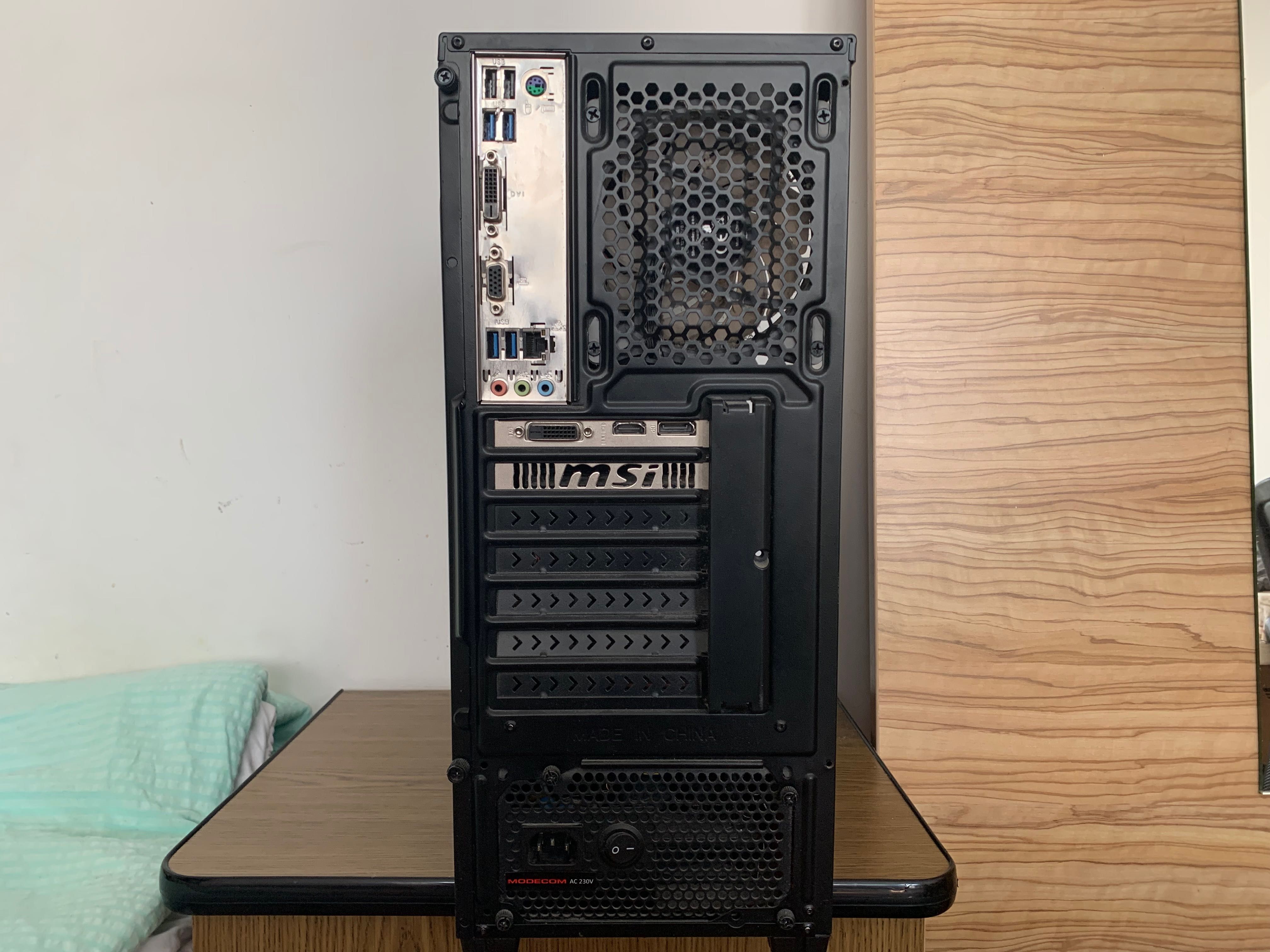 Sprzedam komputer stacjonarny – i5 7700F / GTX 1050 Ti / 16 GB RAM