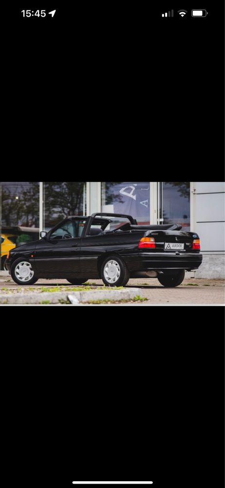 Ford escort cabrio szwajcaria