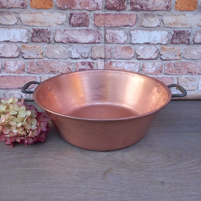 Miedziana misa do konfitury miedziany garnek do powideł poj. 9 litrów